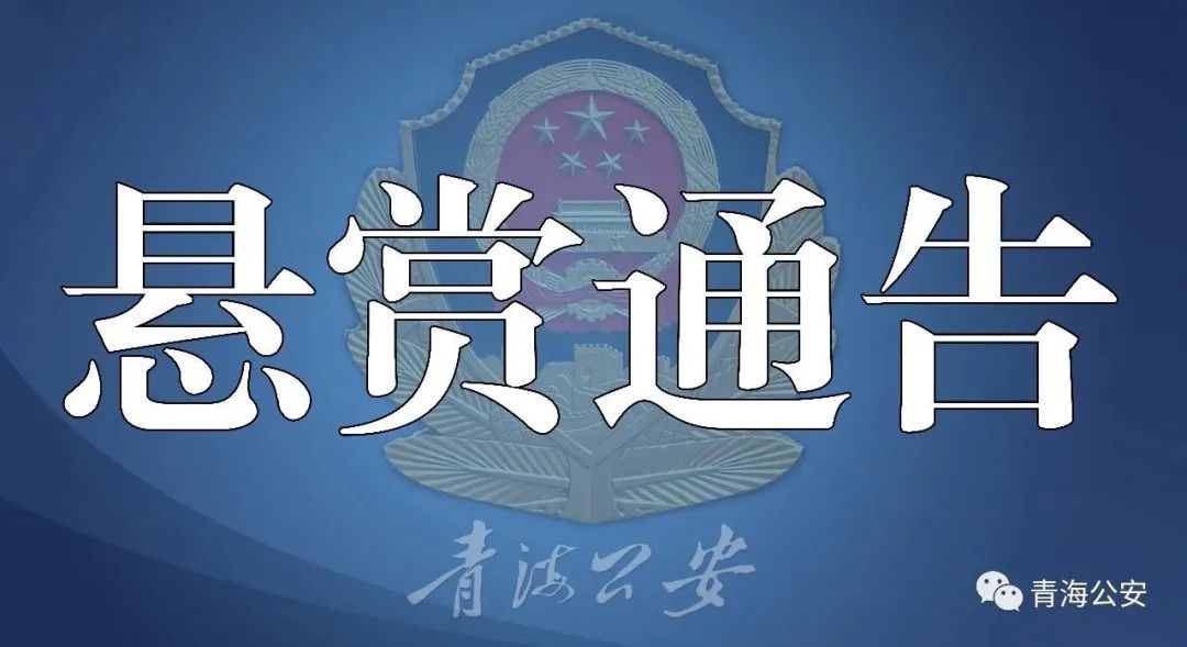 青海警方9名重大刑事犯罪在逃人员的通告