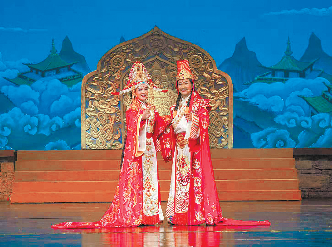 “百年百部”传统精品复排剧目 传统藏戏《意卓拉姆》亮相青海大剧院