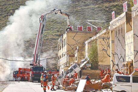 “青海·2022”地震灾害综合实战演练举办